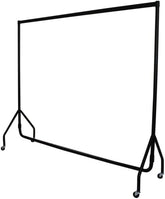 Black Heavy-Duty Clothes Rail